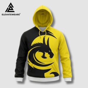 Men’s Dragon Graphic Sublimated Hoodie