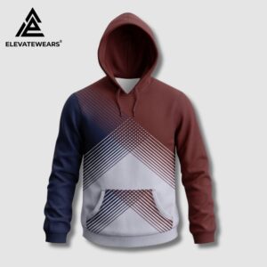 Men’s Geometric Line Sublimated Hoodie
