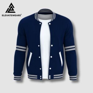 Classic Varsity Snap Bomber Jacket